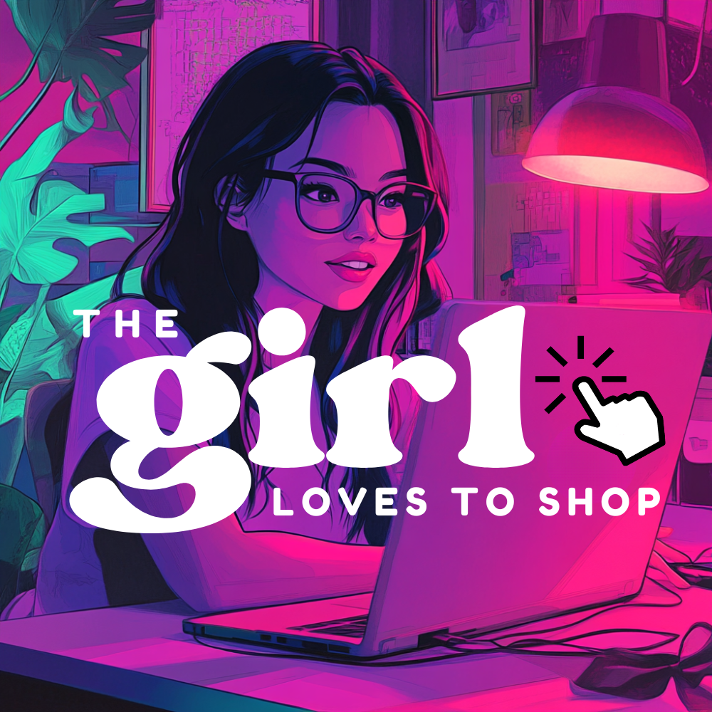 the girl loves to shop